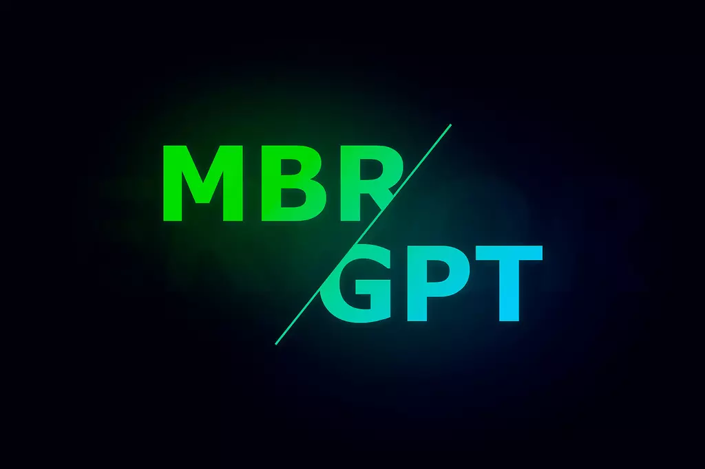 GPT или MBR: как выбрать схему разделов для жесткого диска