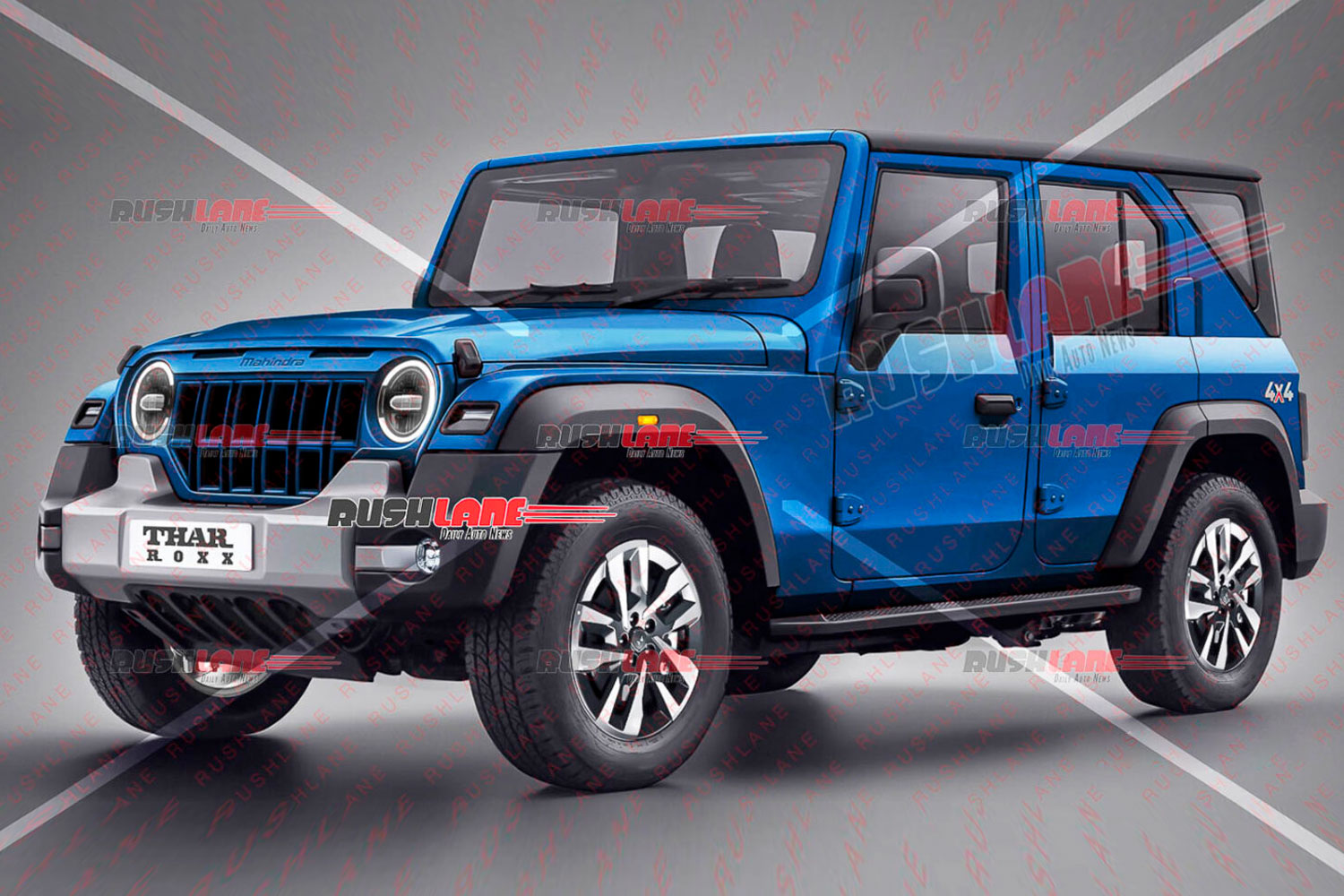 Mahindra Thar ROXX представлена как 5-дверный внедорожник